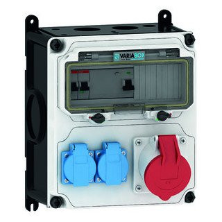 Varia Box 1X schuko, 1X 32a 5P