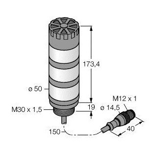 Banner Led-Weergave, signaalzuil