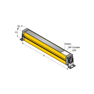Banner Lichtgordijn Voor personenbeveiliging, zender/ontvanger paar