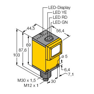 Banner Opto-Elektronische sensor, zender-ontvanger systeem (zender)