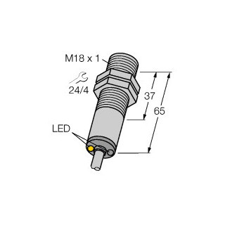 Banner Foto-Elektrische sensor, diffuse sensor met vaste achtergrondonderdruk