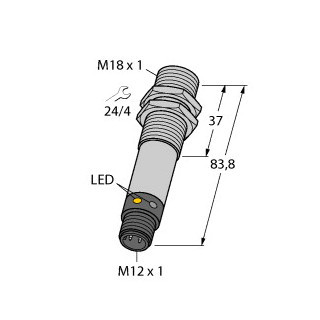 Banner Foto-Elektrische sensor, diffuse sensor met vaste achtergrondonderdruk