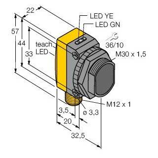 Banner Foto-Elektrische sensor, diffuse sensoren