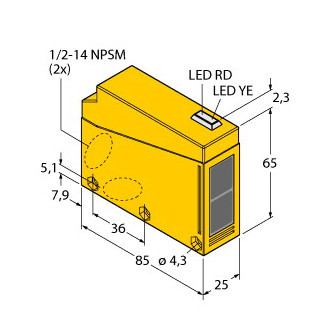 Banner Foto-Elektrische sensor, diffuse sensoren