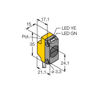 Banner Foto-Elektrische sensor, diffuse sensoren