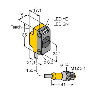 Banner Foto-Elektrische sensor, diffuse sensoren