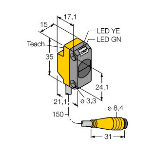 Banner Foto-Elektrische sensor, diffuse sensoren