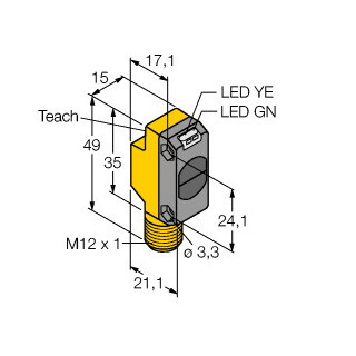 Banner Foto-Elektrische sensor, diffuse sensoren