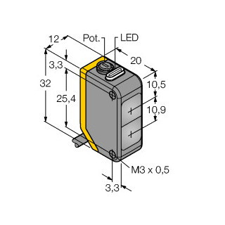 Banner Foto-Elektrische sensor, diffuse sensoren
