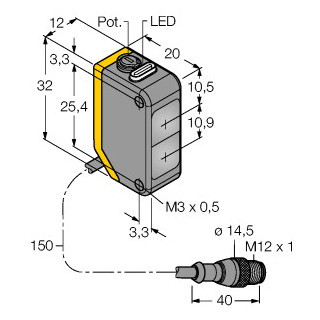Banner Foto-Elektrische sensor, diffuse sensoren