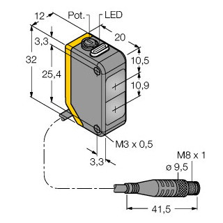 Banner Foto-Elektrische sensor, diffuse sensoren