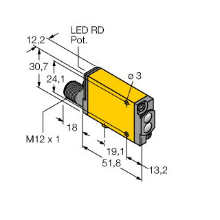 Banner Foto-Elektrische sensor, diffuse sensoren