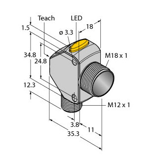 Banner Foto-Elektrische sensor, lasersensor