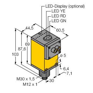 Banner Foto-Elektrische sensor, lichtgeleidersensor voor glaslichtgeleider