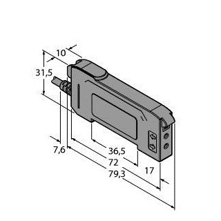 Banner Foto-Elektrische sensor, lichtgeleidersensor voor kunststoffen lichtge