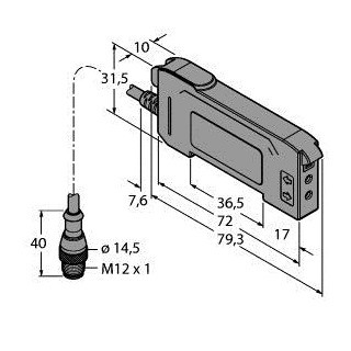 Banner Foto-Elektrische sensor, lichtgeleidersensor voor kunststoffen lichtge