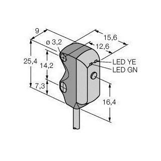Banner Foto-Elektrische sensor, retro-reflectieve sensor, miniatuursensor