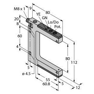 Banner Foto-Elektrische sensor, sleufsensor