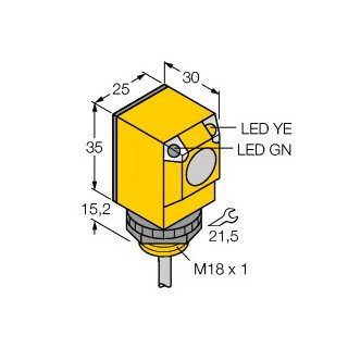 Banner Foto-Elektrische sensor, zender-ontvanger systeem (ontvanger)