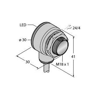 Banner Foto-Elektrische sensor, zender-ontvanger systeem (ontvanger)
