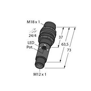 Banner Foto-Elektrische sensor, zender-ontvanger systeem (ontvanger)