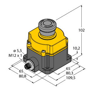 Banner Noodstop, noodstoptoets, niet verlicht