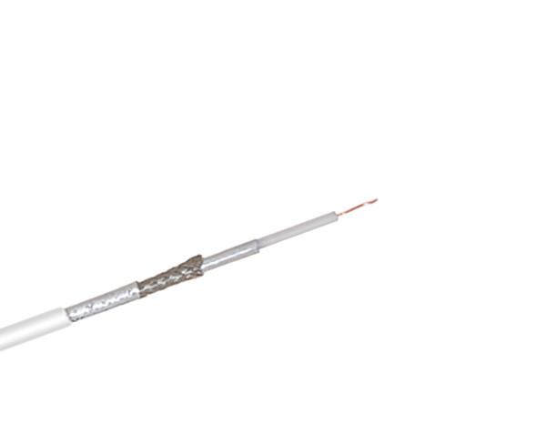 Bedea Coaxkabel 75ohm b2ca wit PVC 1MM