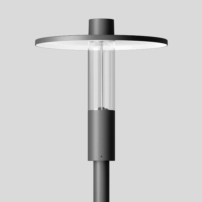 Bega Aufsatzleuchte, grafit 3000 K