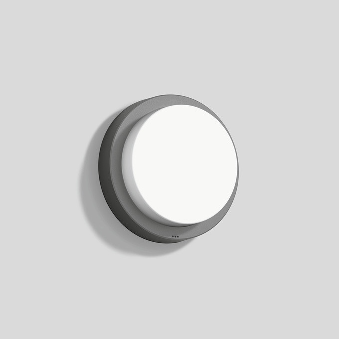 Bega Decken- und wandleuchte, FÜR den innen- & außenbereich, grafit 3000 K