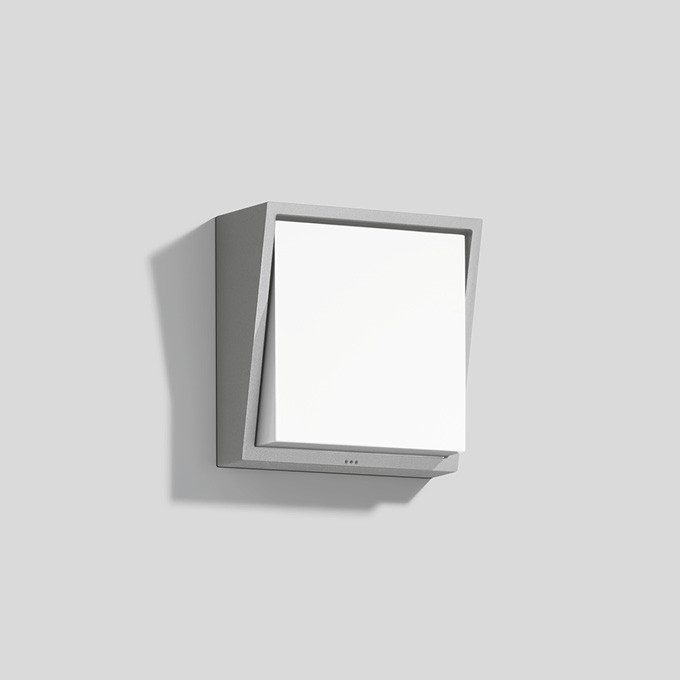 Bega Wandleuchte, FÜR den innen- & außenbereich, silber 3000 K