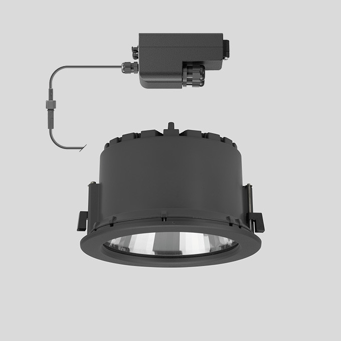 Bega Compact downlight for indoors & outdoors graphite 4000K