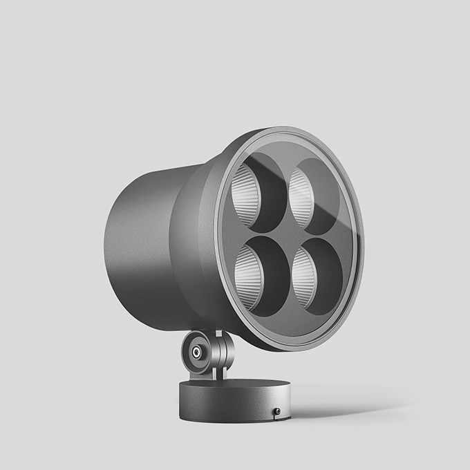 Bega Kompaktscheinwerfer, silber 4000 K