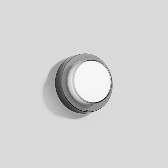 Bega Decken- und wandleuchte FÜR den innen- & außenbereich, silber · 3000 K