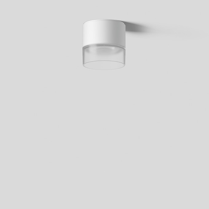 Bega Deckenaufbau-Tiefstrahler FÜR den innen- & außenbereich, weiß · 4000 K