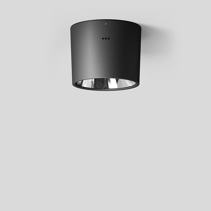 Bega Deckenaufbauleuchte, FÜR den innen- & außenbereich, grafit 3000 K