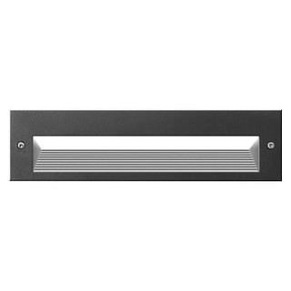 Bega Led downlight 3000K 7.7W 65x260mm inbouw wand antraciet