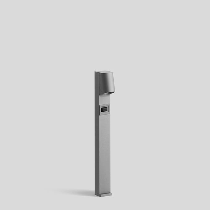 Bega Garten- und wegeleuchte, silber · 3000 K