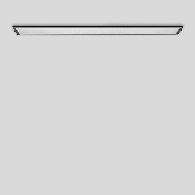 Bega Groot Plafondarmatuur voor binnentoepassing, aluminium mat 3000 K