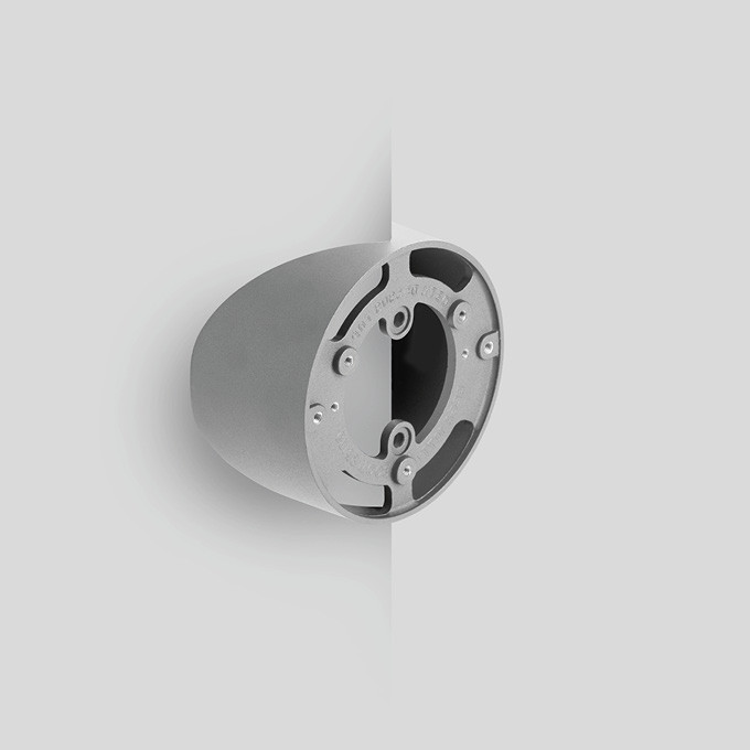 Bega Hoekstuk voor binnen- en buiten zilver