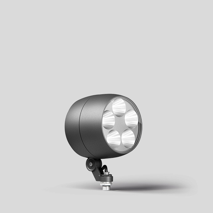 Bega Leistungsscheinwerfer RGBW, grafit