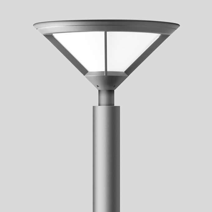 Bega Opzetarmatuur, zilver 3000 K