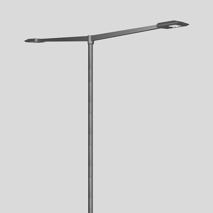 Bega Opzetarmatuur, zilver 4000 K