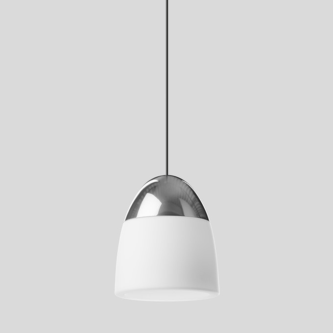 Bega Pendelarmatuur, voor binnentoepassing, aluminium gepolijst 3000 K