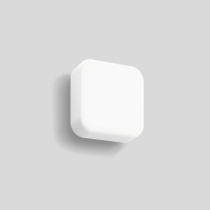 Bega Plafond- en wandarmatuur, voor binnen- en buiten, 4000 K