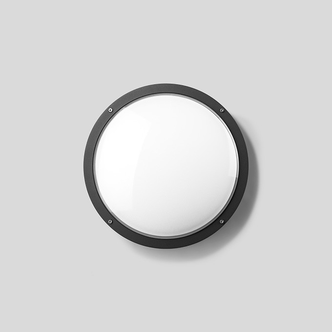 Bega Plafond- en wandarmatuur voor binnen- en buiten, grafiet 3000 K