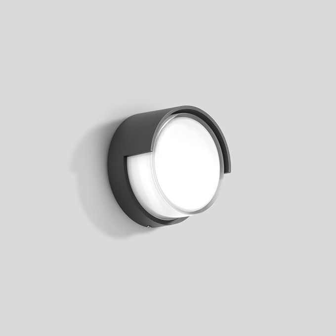 Bega Plafond- en wandarmatuur, voor binnen- en buiten, grafiet 3000 K