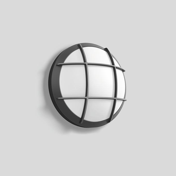 Bega Plafond- en wandarmatuur voor binnen- en buiten grafiet 3000K