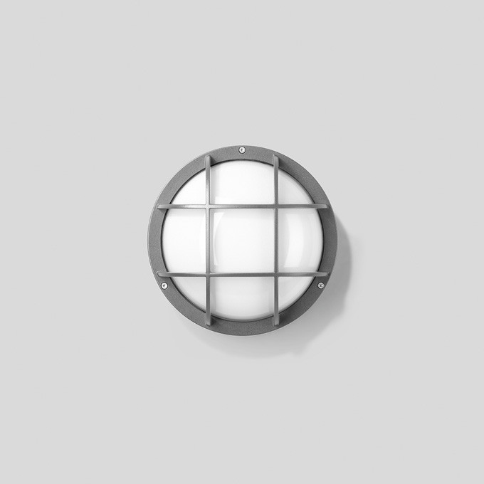 Bega Plafond- en wandarmatuur voor binnen- en buiten, zilver 3000 K