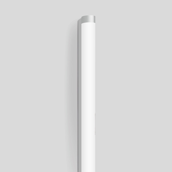 Bega Plafond- en wandarmatuur, voor binnentoepassing, aluminium mat 3000 K