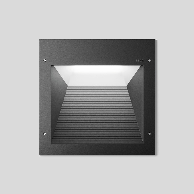 Bega Plafond- en wandinbouwarmatuur, voor binnen- en buiten, grafiet 4000 K Bega Plafond- en wandinbouwarmatuur, voor binnen- en buiten, grafiet 4000 K